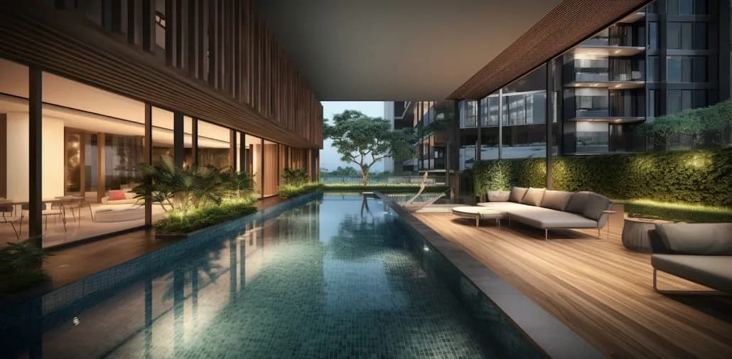 Lush Swimming Pool