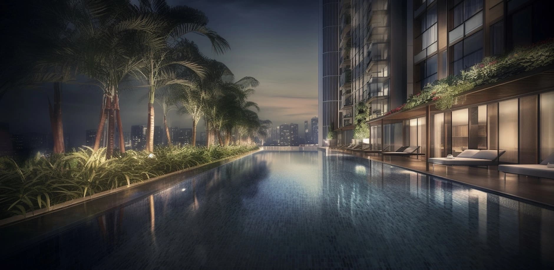 Lush Swimming Pool