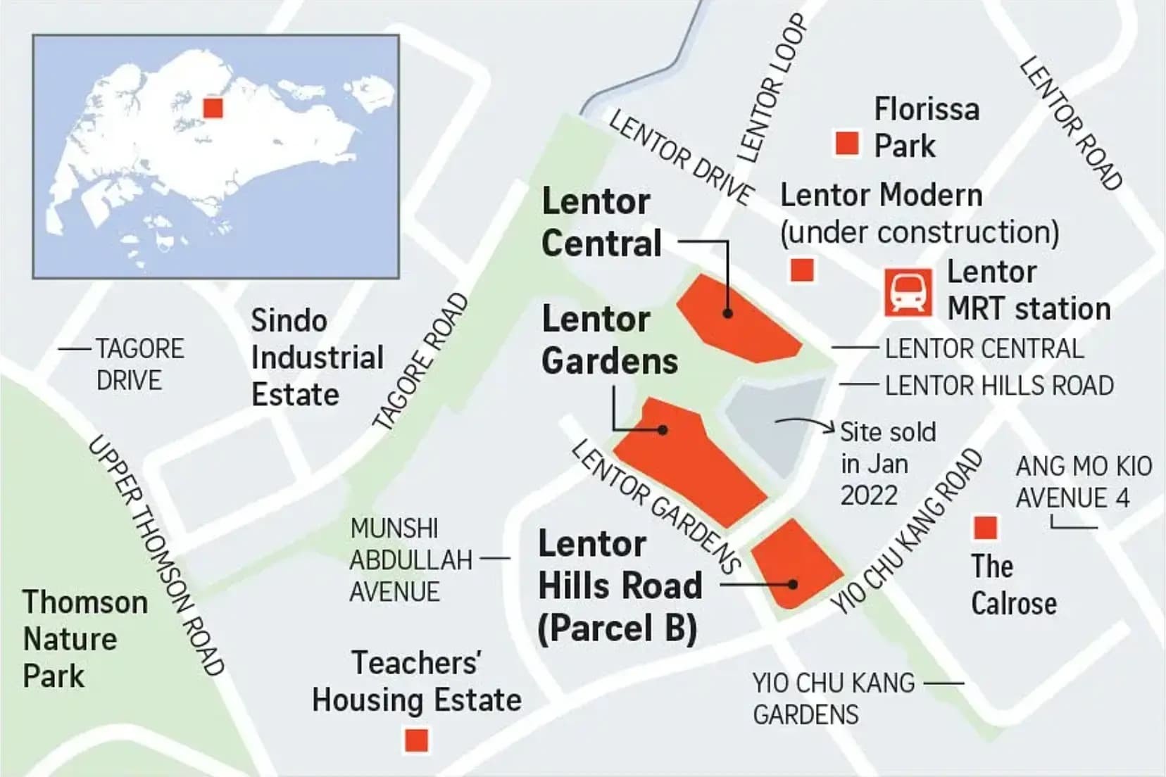 Hillock Green's Lentor Central neighborhood